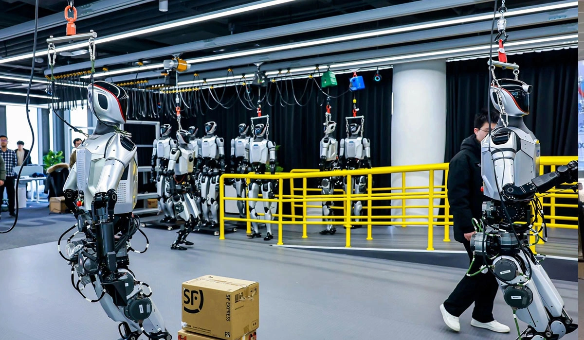 Mengenal Robot Humanoid dan Konter Multibahasa di Bandara China Terbaru